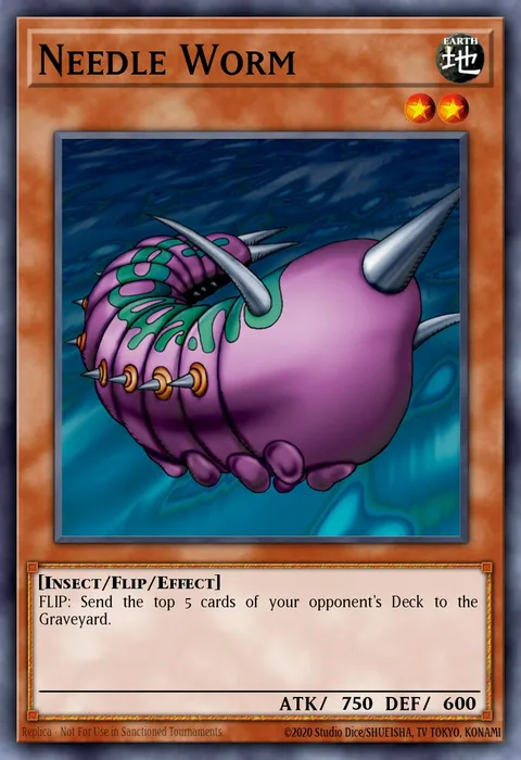 Needle Worm trading card