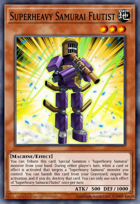 Superheavy Samurai Flutist trading card