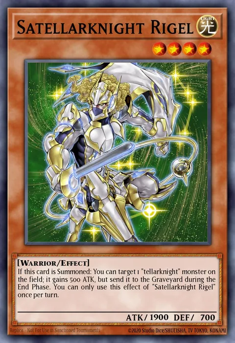 Satellarknight Rigel trading card