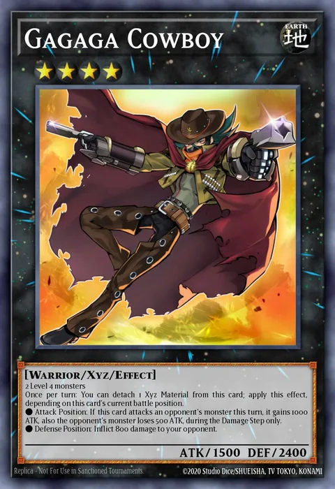 Gagaga Cowboy trading card