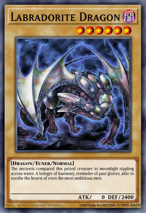 Labradorite Dragon trading card