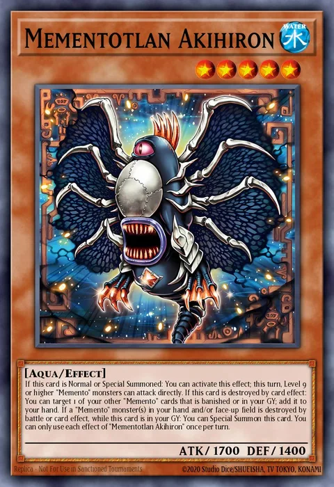 Mementotlan Akihiron trading card