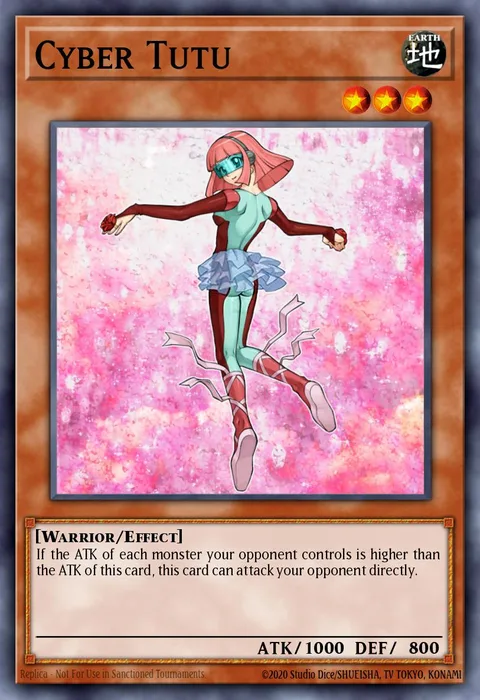 Cyber Tutu trading card