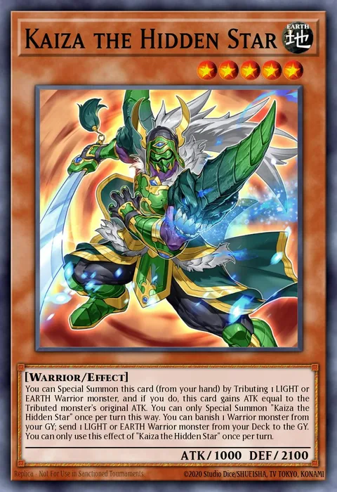 Kaiza the Hidden Star trading card