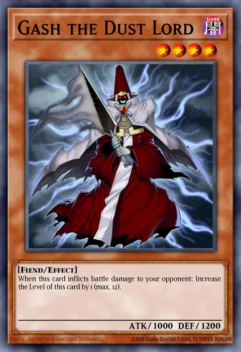Gash the Dust Lord trading card