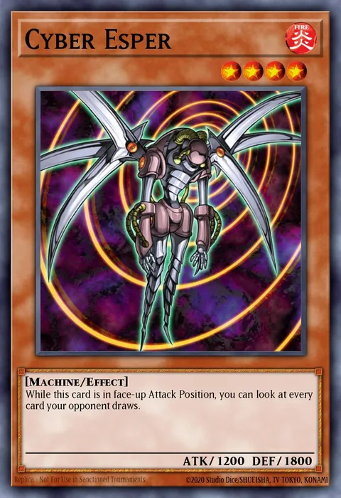 Cyber Esper trading card