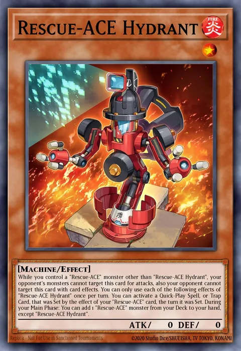 Rescue-ACE Hydrant trading card