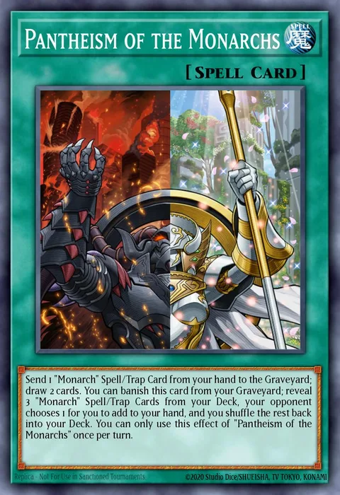 Pantheism of the Monarchs trading card
