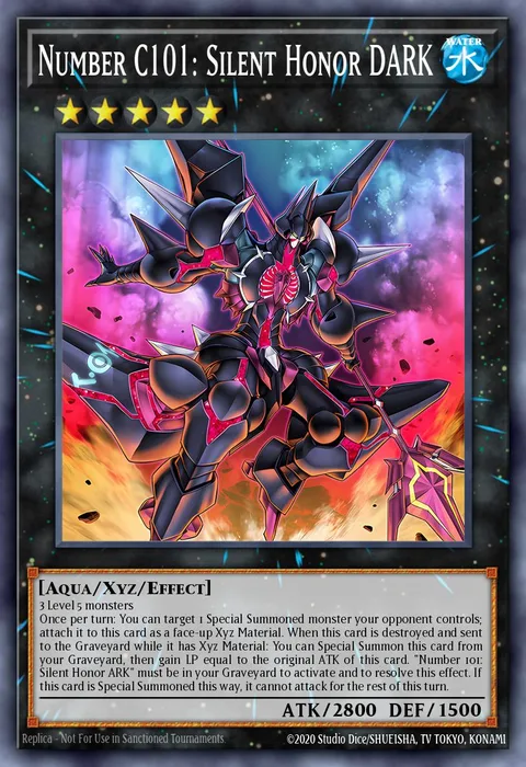 Number C101: Silent Honor DARK trading card