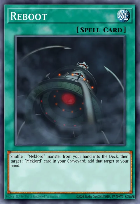 Reboot trading card