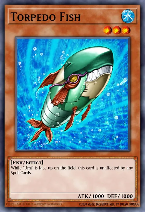 Torpedo Fish trading card