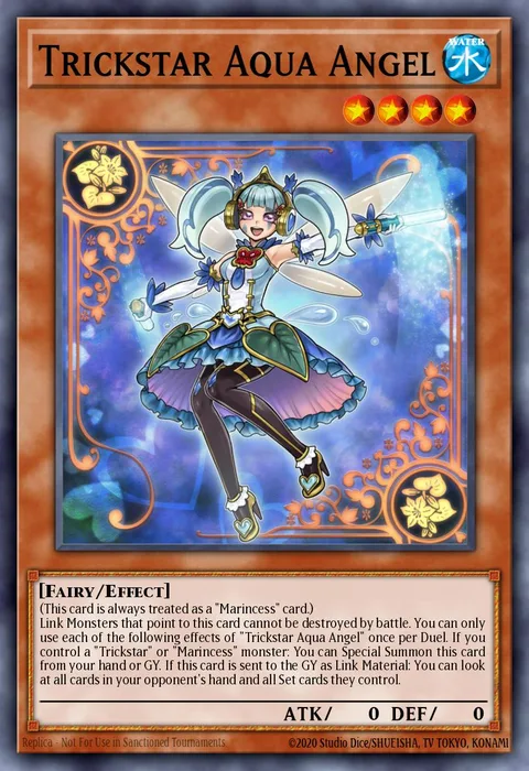 Trickstar Aqua Angel trading card