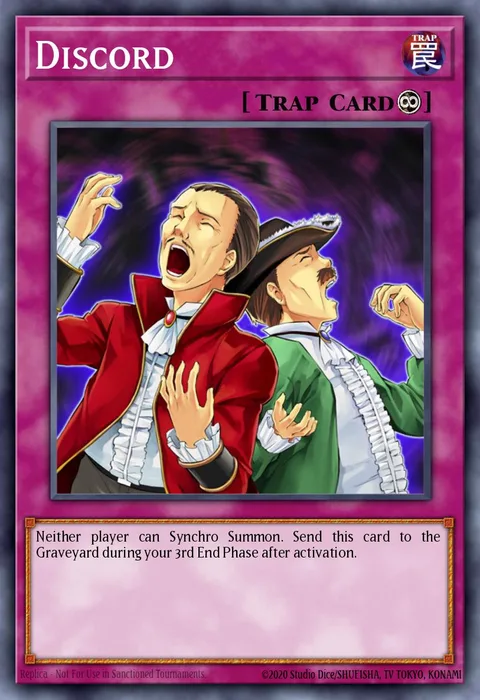 Discord trading card