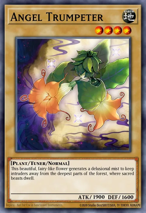 Angel Trumpeter trading card