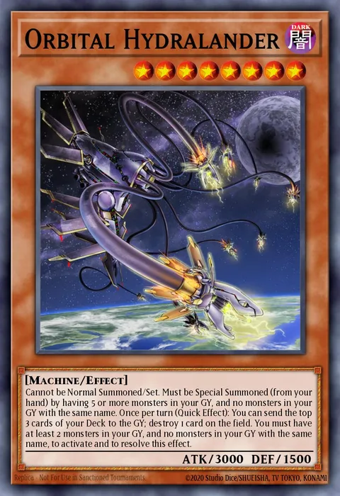 Orbital Hydralander trading card
