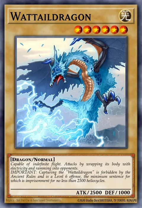 Wattaildragon trading card