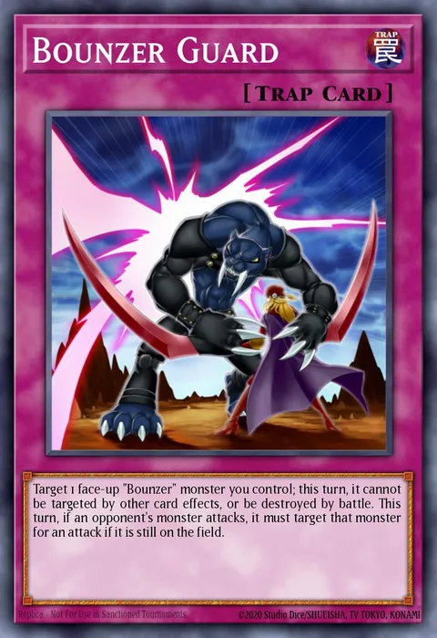 Bounzer Guard trading card