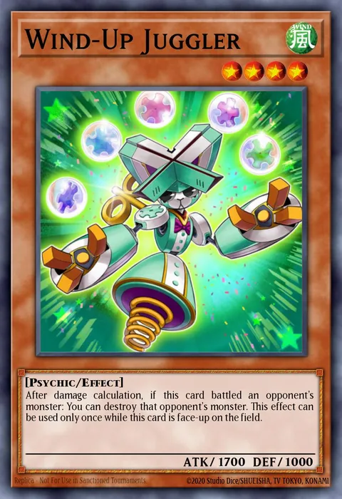 Wind-Up Juggler trading card