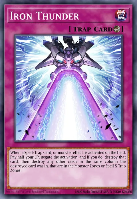 Iron Thunder trading card
