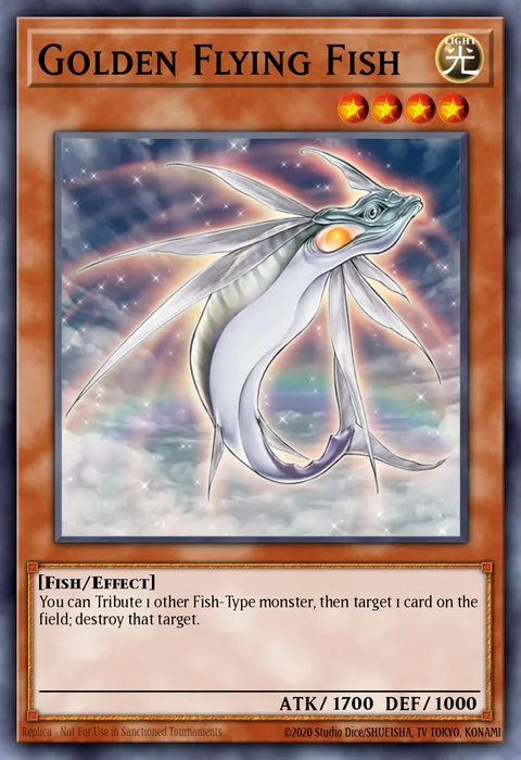 Golden Flying Fish trading card