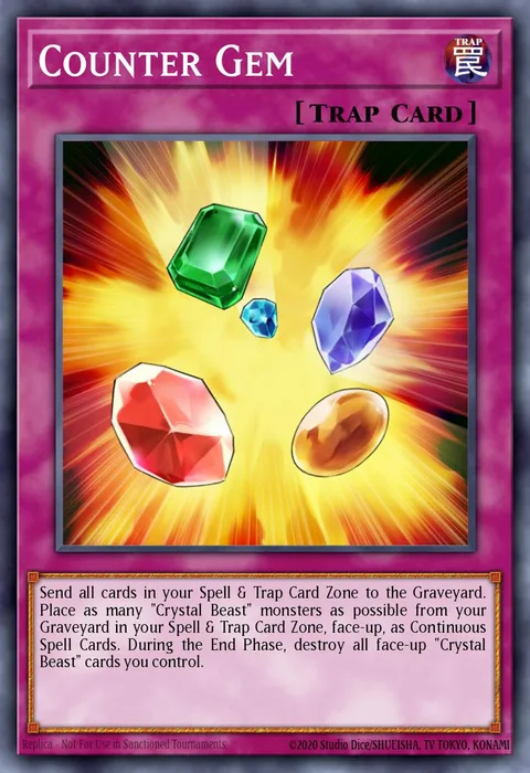 Counter Gem trading card