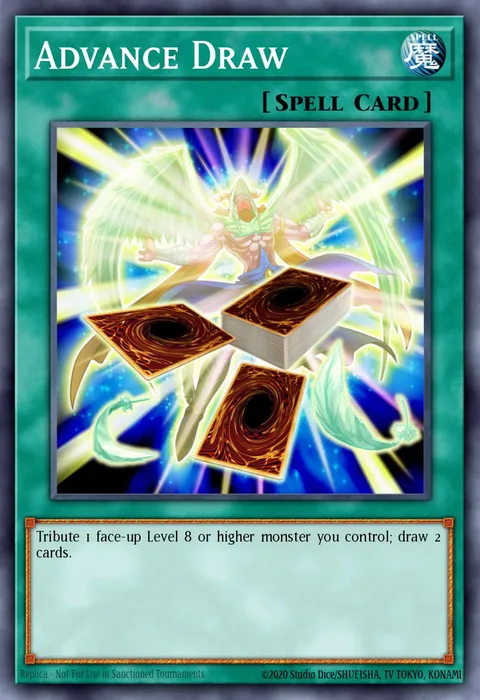 Advance Draw trading card