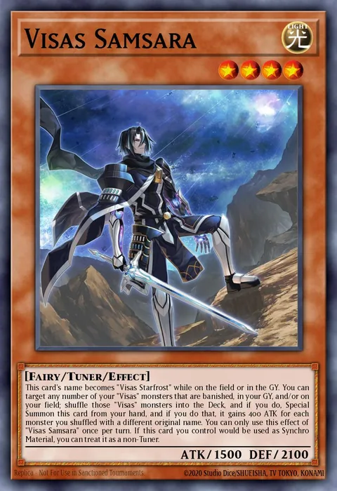 Visas Samsara trading card