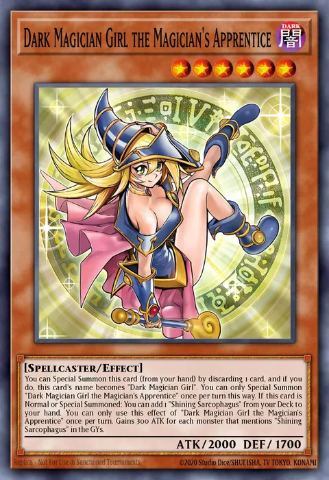 Dark Magician Girl the Magician's Apprentice trading card