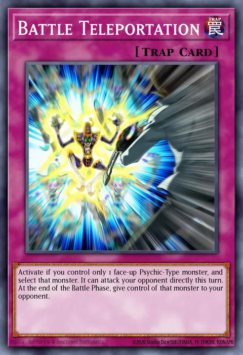Battle Teleportation trading card