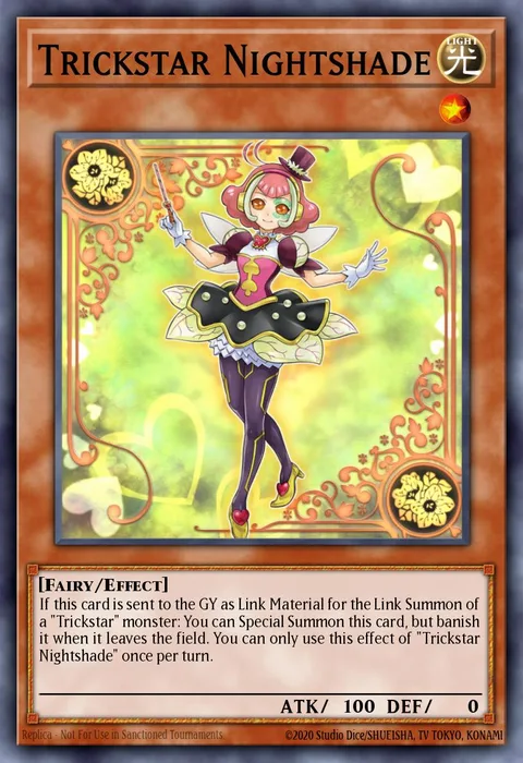 Trickstar Nightshade trading card
