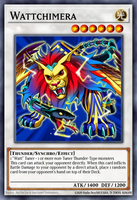 Wattchimera trading card