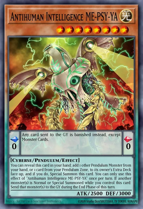 Antihuman Intelligence ME-PSY-YA trading card