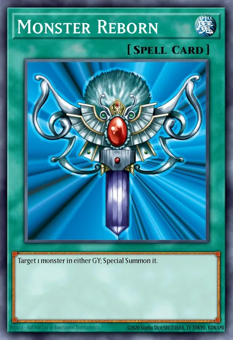 Monster Reborn trading card