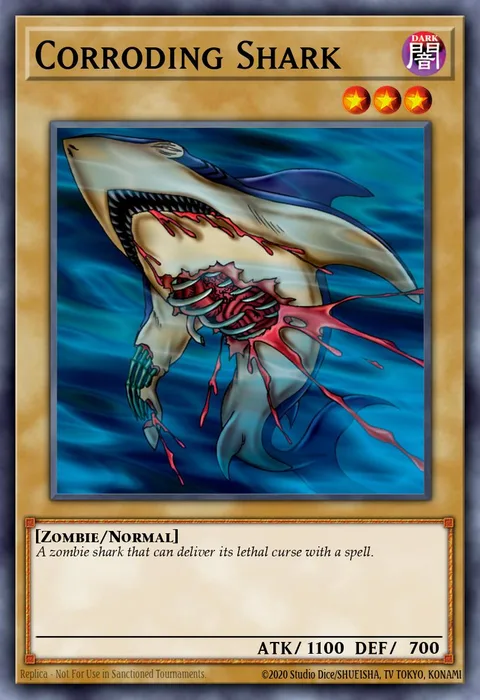 Corroding Shark trading card
