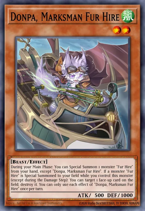 Donpa, Marksman Fur Hire trading card