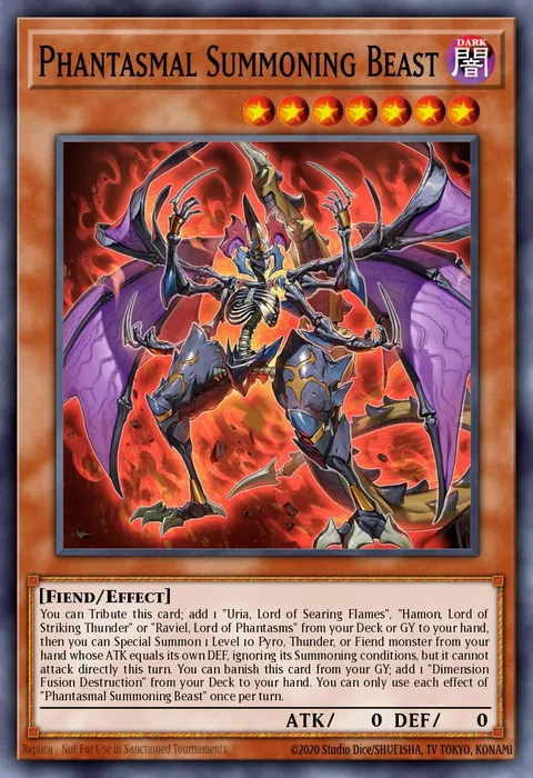 Phantasmal Summoning Beast trading card