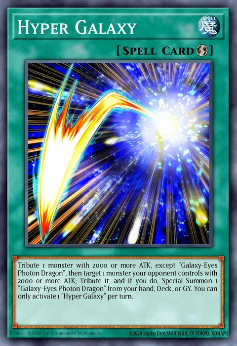 Hyper Galaxy trading card