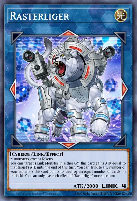 Rasterliger trading card