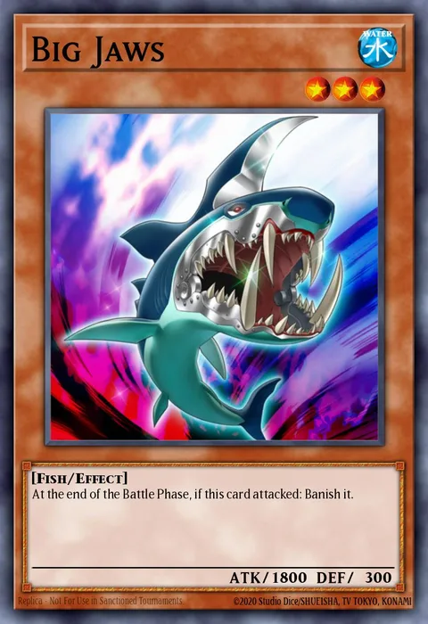 Big Jaws trading card