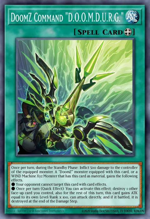 DoomZ Command "D.O.O.M.D.U.R.G." trading card