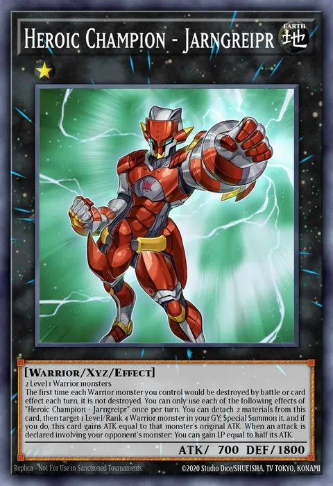 Heroic Champion - Jarngreipr trading card