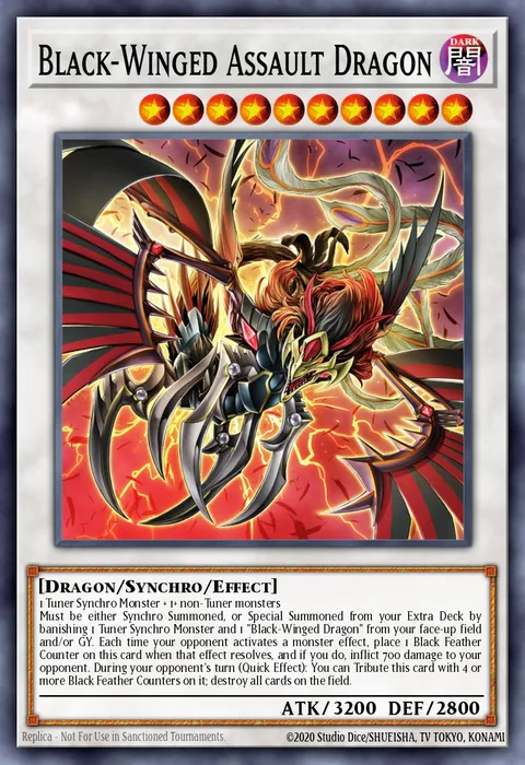 Black-Winged Assault Dragon trading card