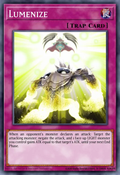 Lumenize trading card