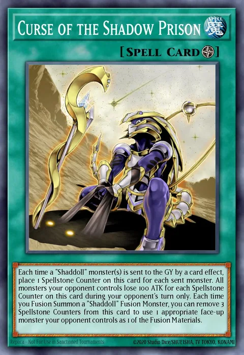 Curse of the Shadow Prison trading card