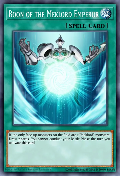 Boon of the Meklord Emperor trading card