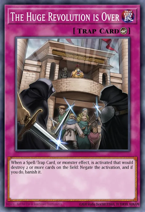 The Huge Revolution is Over trading card