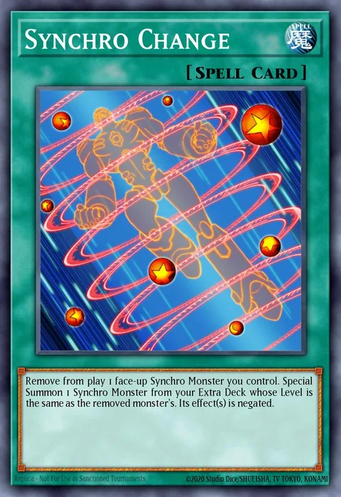 Synchro Change trading card