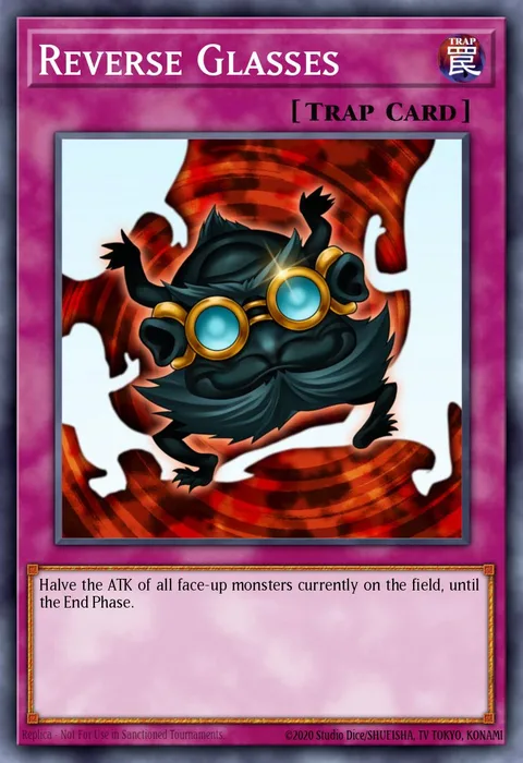 Reverse Glasses trading card