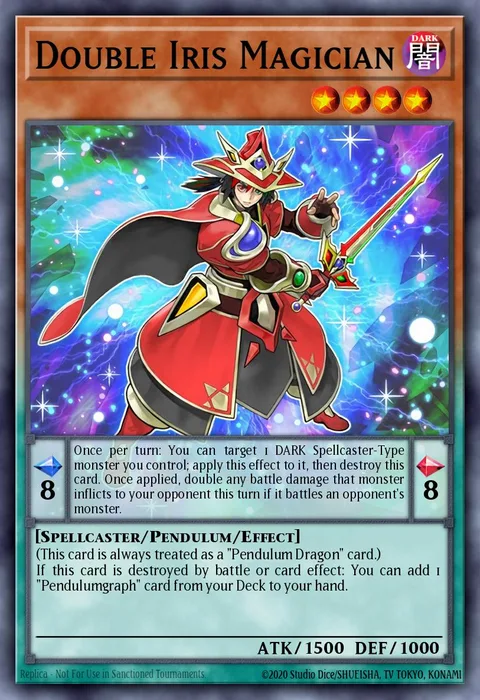 Double Iris Magician trading card