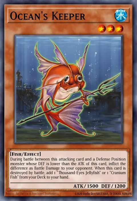 Ocean's Keeper trading card